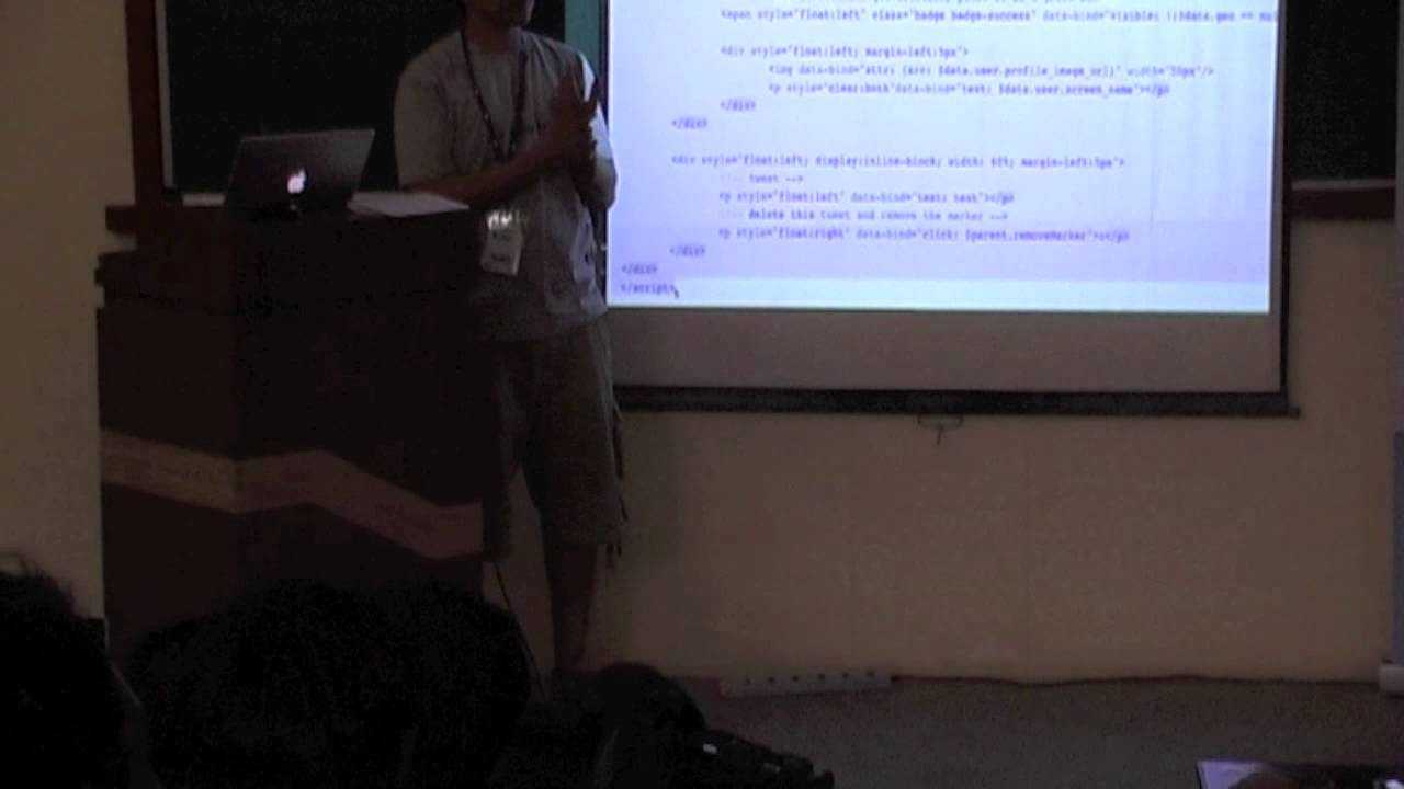 Knockout.js + Twitter + Maps